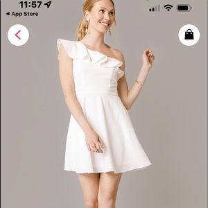 Francesca’s white party dress size small